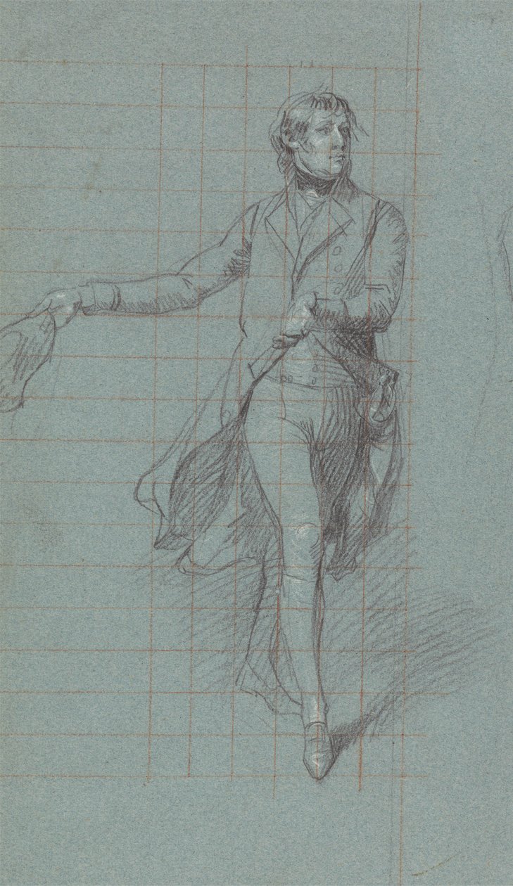 Captain W. Fairfax, Figurenstudie für das Gemälde des Sieges von Lord Duncan von John Singleton Copley