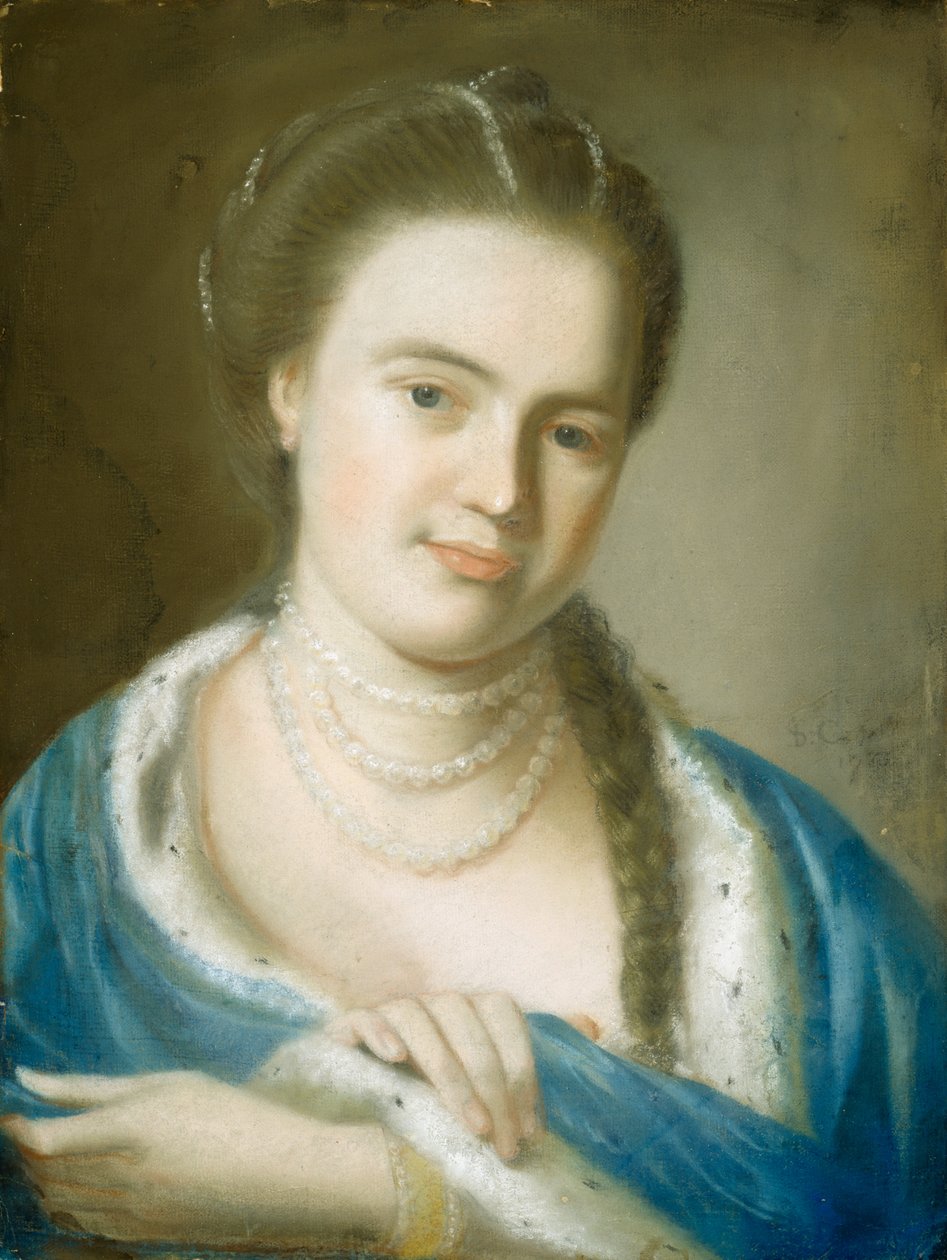 Porträt von Mrs Gawen Brown (Elizabeth Byles), 1763 von John Singleton Copley
