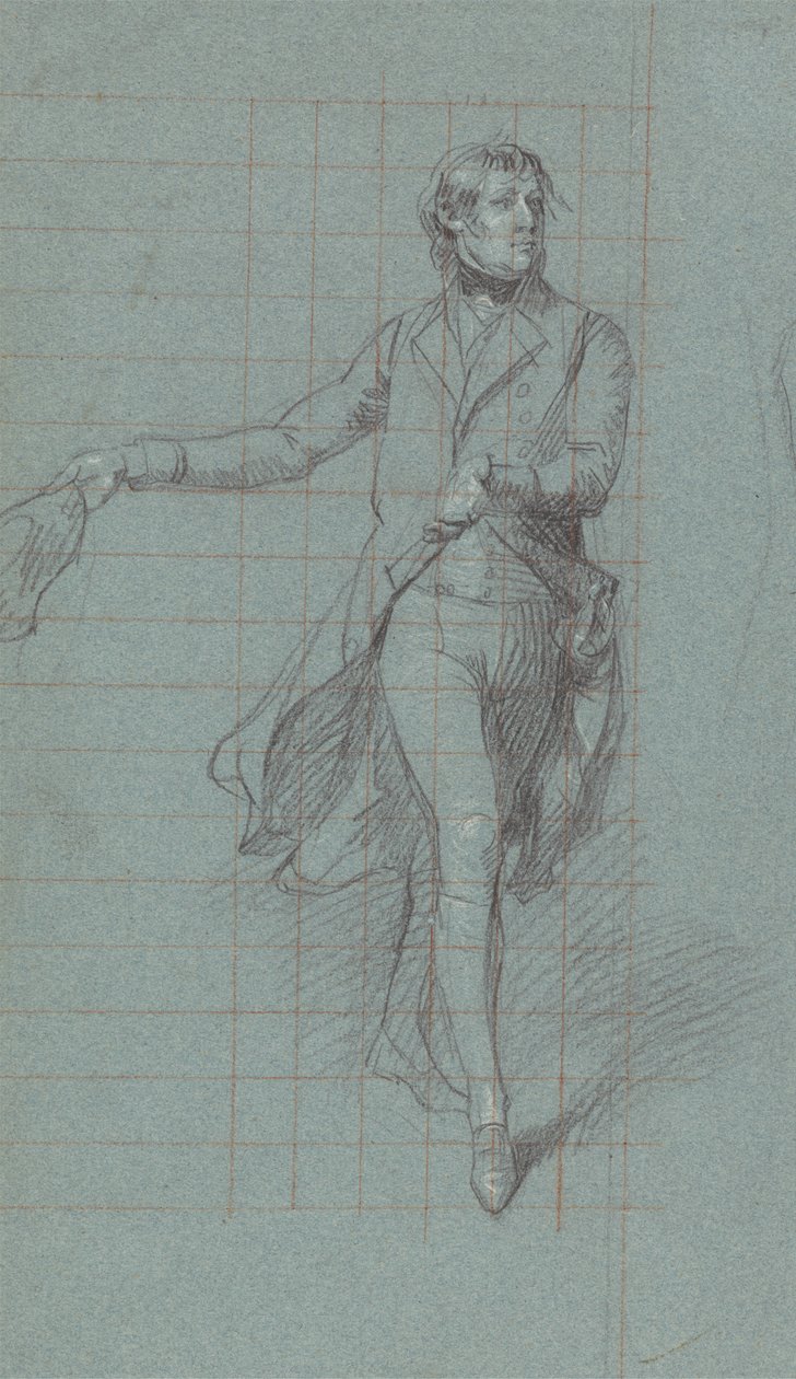 Studie für Captain William George Fairfax für das Gemälde "Der Sieg von Lord Duncan" von John Singleton Copley
