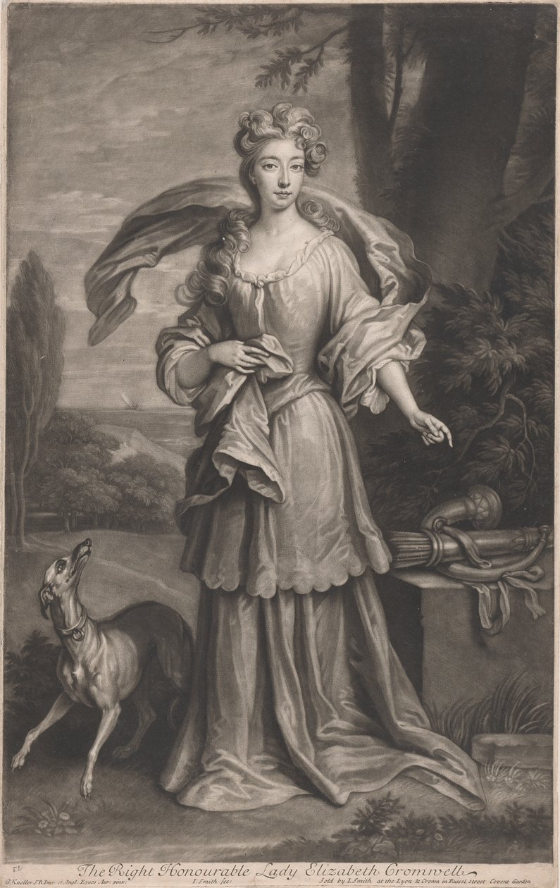 Die ehrenwerte Lady Elizabeth Cromwell (1674-1704) von John Smith