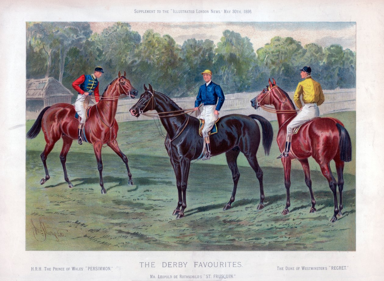 Die Derby-Favoriten, 30. Mai 1896 von John Sturgess