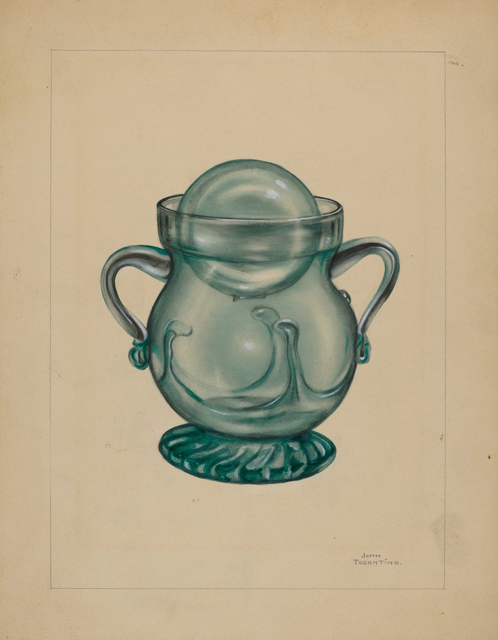 Zuckerschale, ca. 1936 von John Tarantino