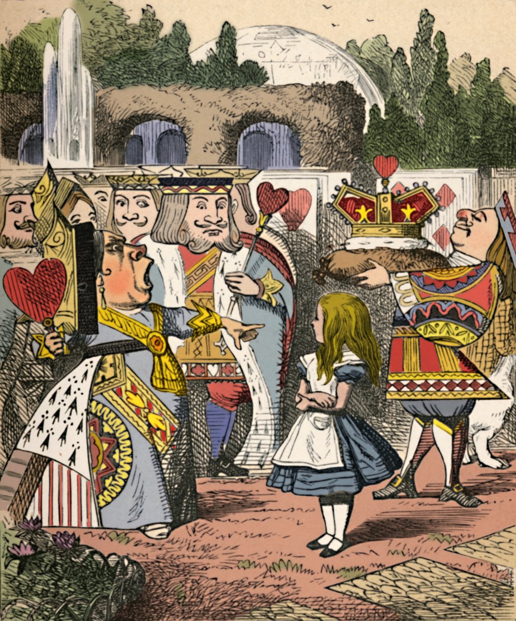 Kopf ab! Alice und die Rote Königin, 1889 von John Tenniel