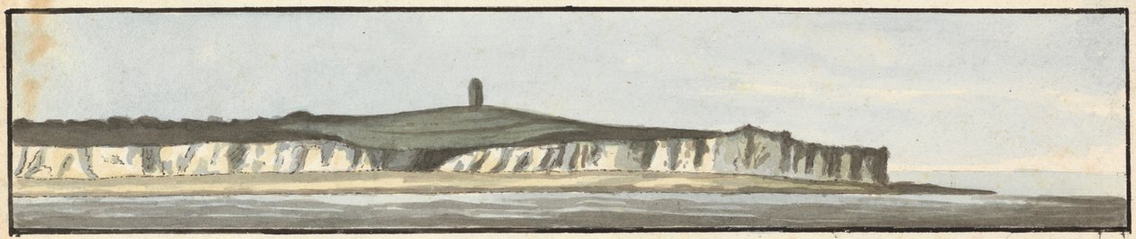 The South Foreland (eine von drei Zeichnungen auf einer Montage) von John Thomas Serres