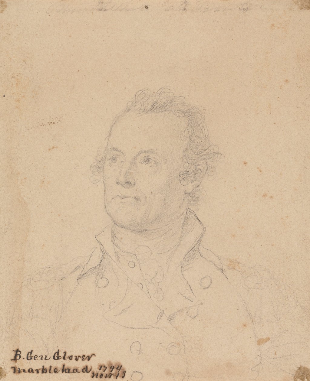 Brigadegeneral John Glover von John Trumbull