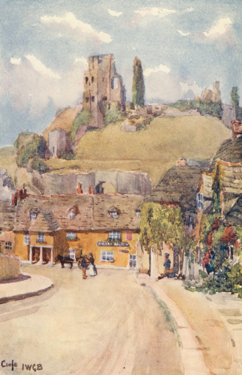 Corfe Castle von John W.G. Bond