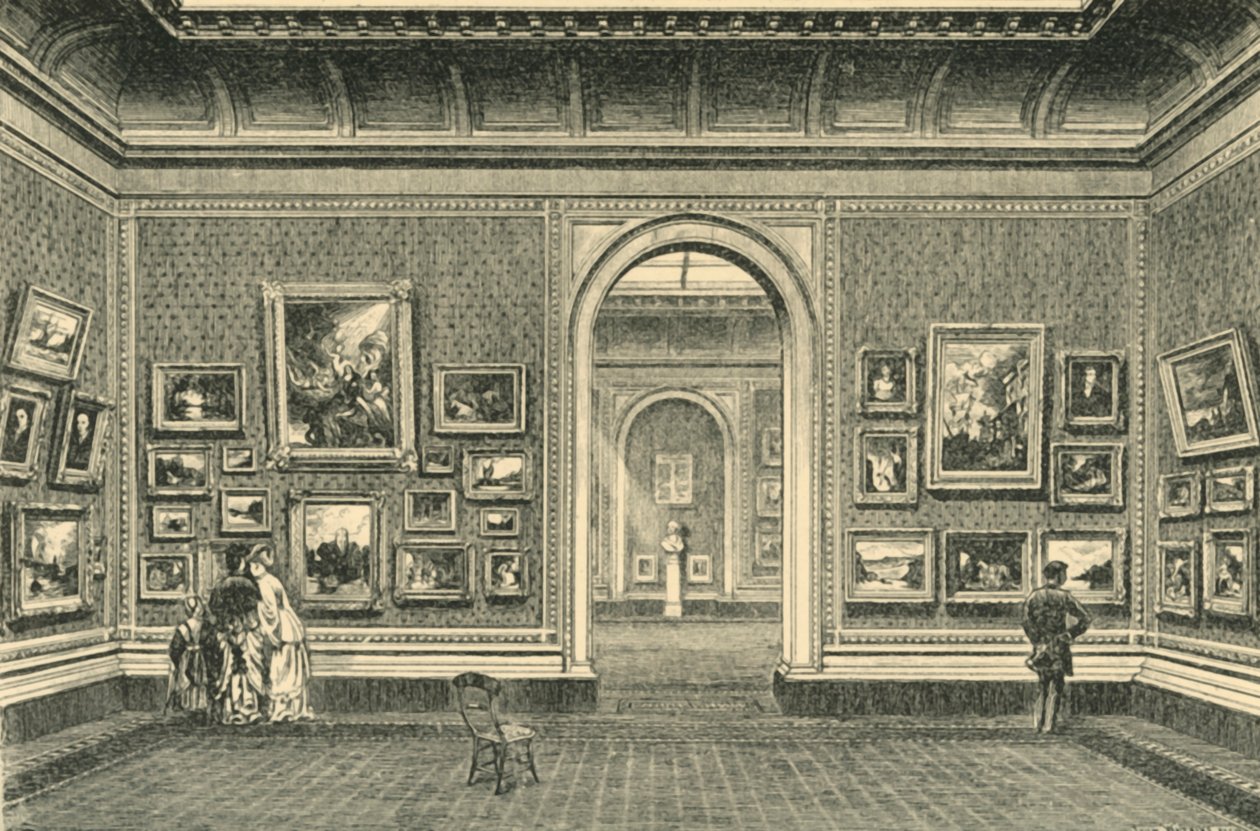 Die Sheepshanks-Galerie, South Kensington Museum, 1860er Jahre von John Watkins