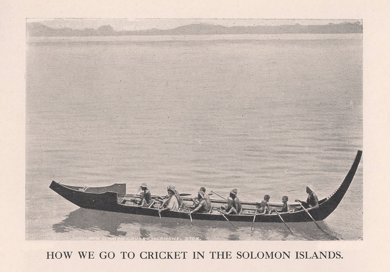 Wie wir auf den Salomonen zum Cricket gehen, 1912 von John Watt Beattie