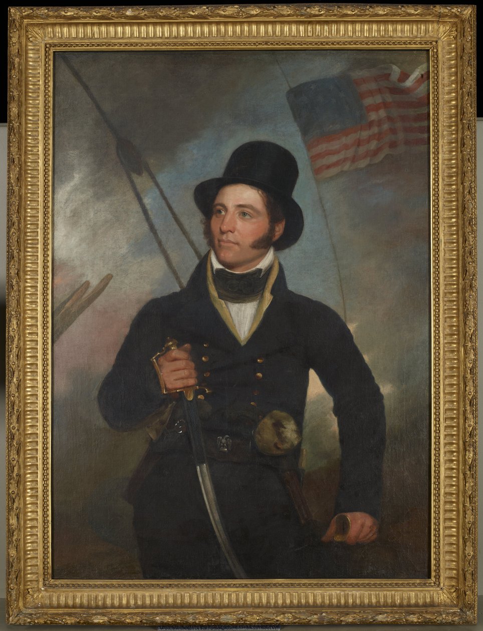 Porträt von Kapitän Samuel Chester Reid von John Wesley Jarvis