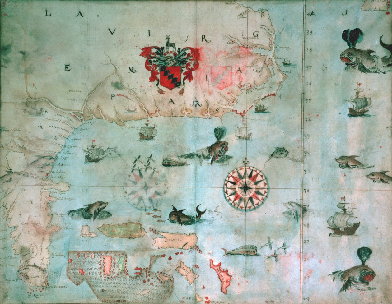 Chesapeake Bay, Florida, c.1585-1603 von John White