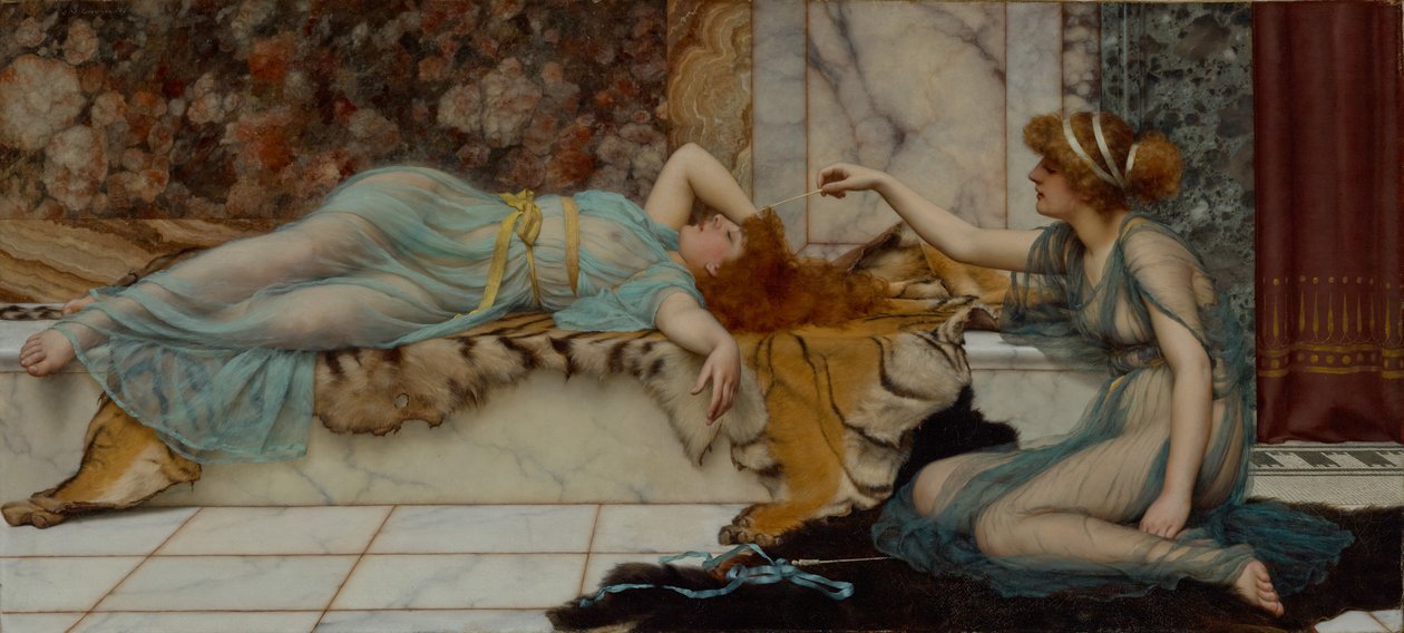 Unfug und Ruhe von John William Godward