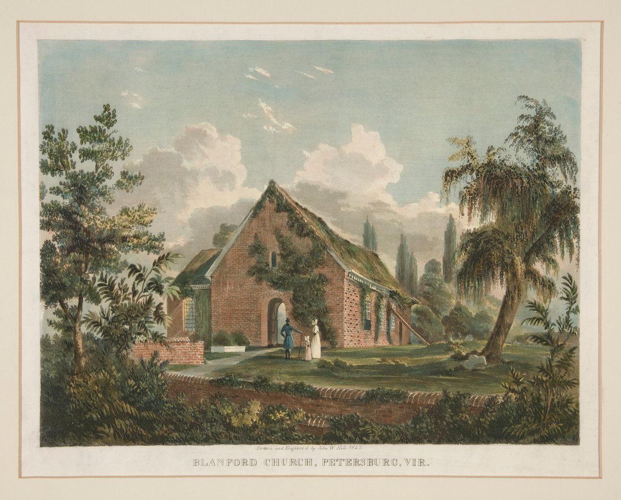 Blanford Kirche, Petersburg, Vir. von John William Hill