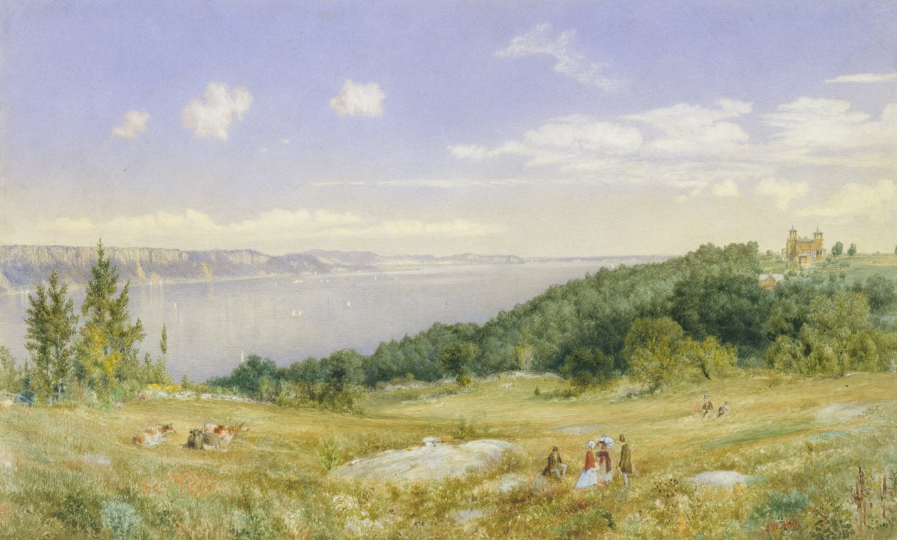 Die Palisaden, ca. 1870 von John William Hill