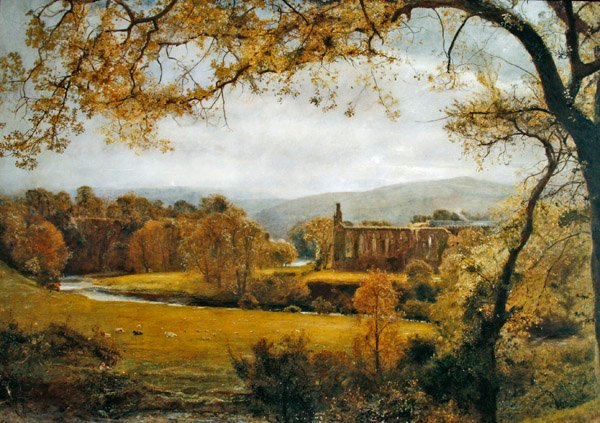 Bolton Abbey, Wharfedale von John William North