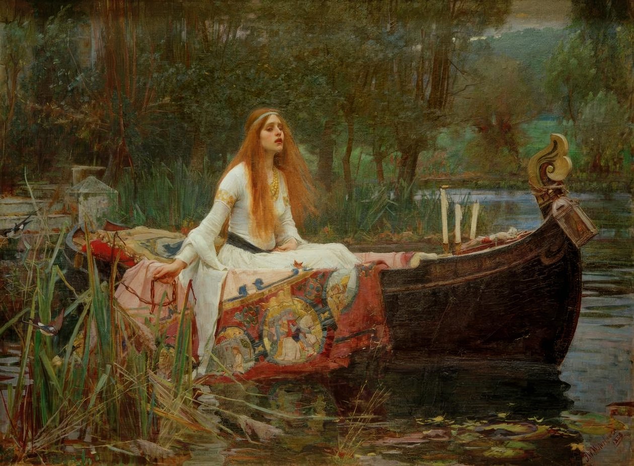 Die Dame von Shalott von John William Waterhouse