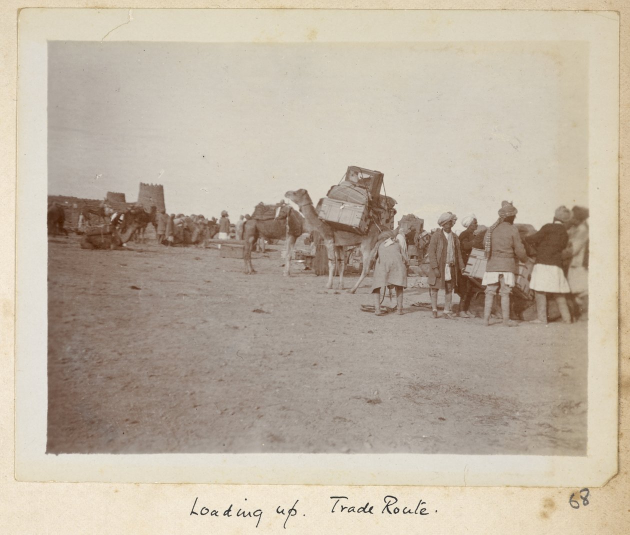 Razavi-Chorasan-Provinz, Iran, ca. 1908 (s/w Foto) von John Williams Watson
