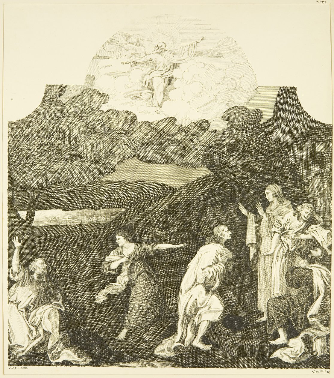 Hogarths Altarbild - Die Himmelfahrt von John Withers