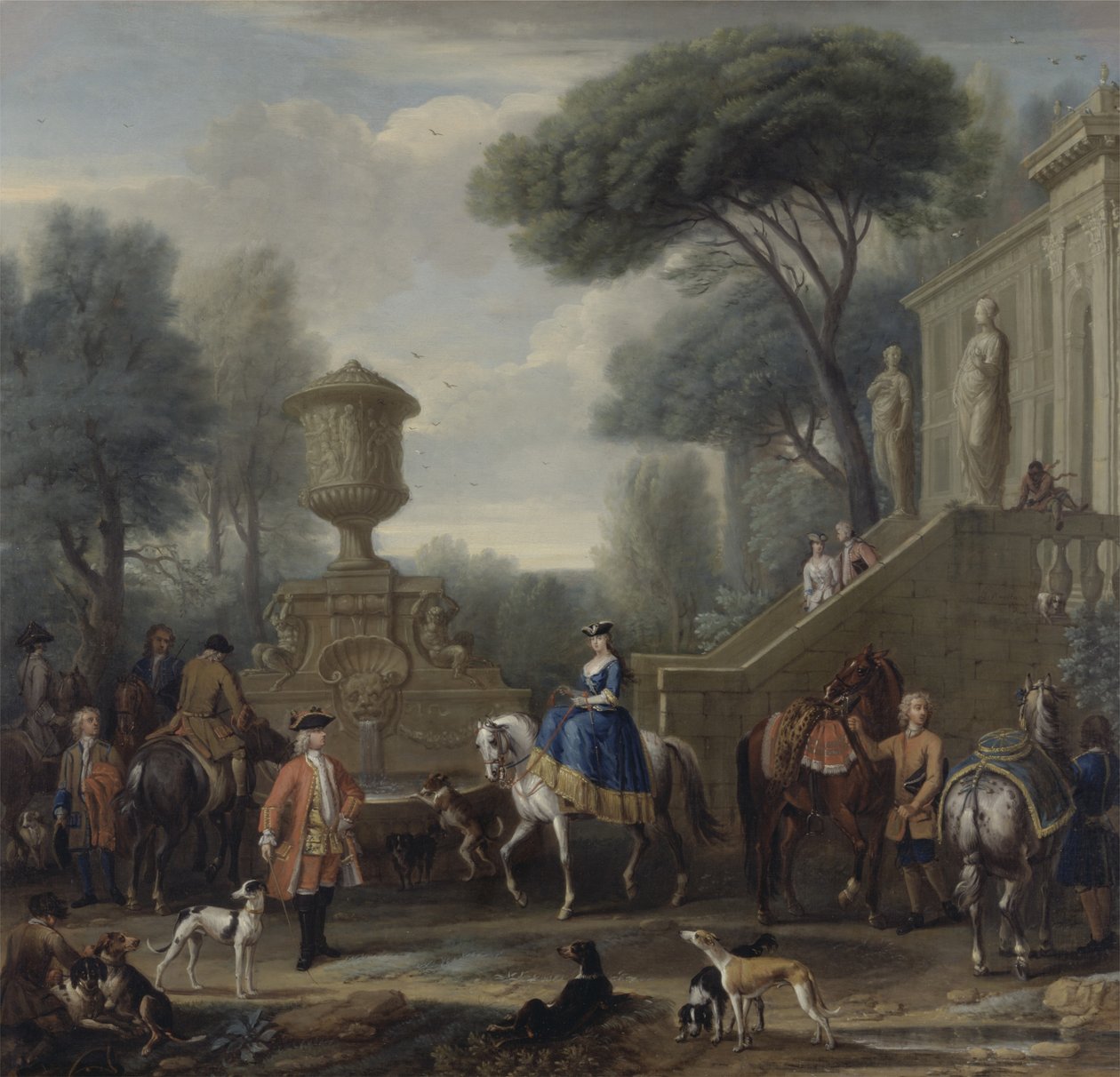 Vorbereitung auf die Jagd von John Wootton