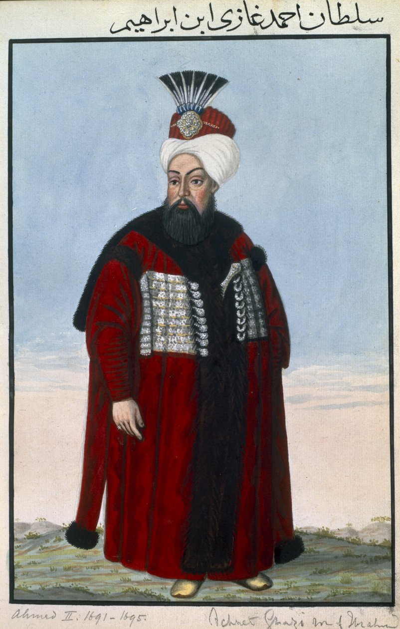 Ahmed II (1642-95) Sultan 1691-95, aus 