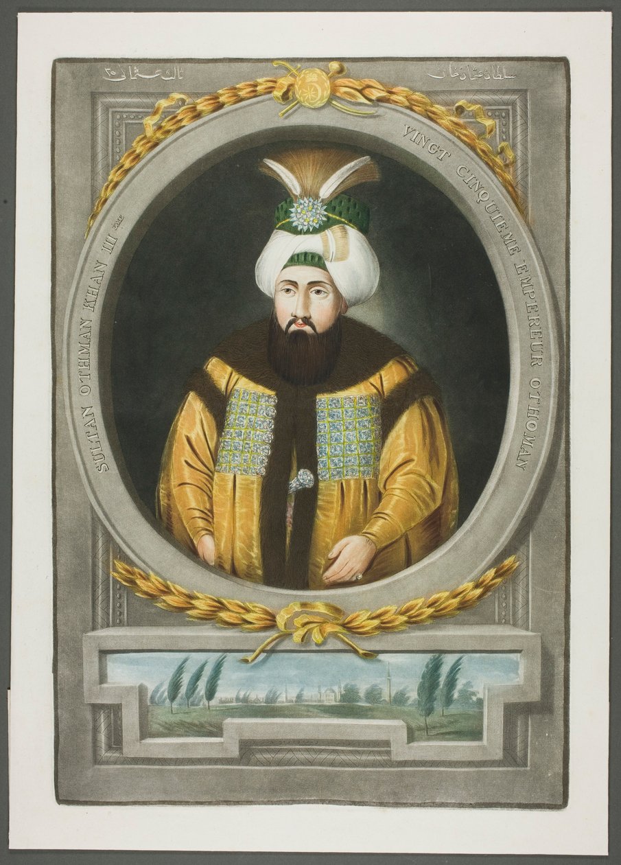 Othman Kahn III, aus Porträts der Kaiser der Türkei von John Young