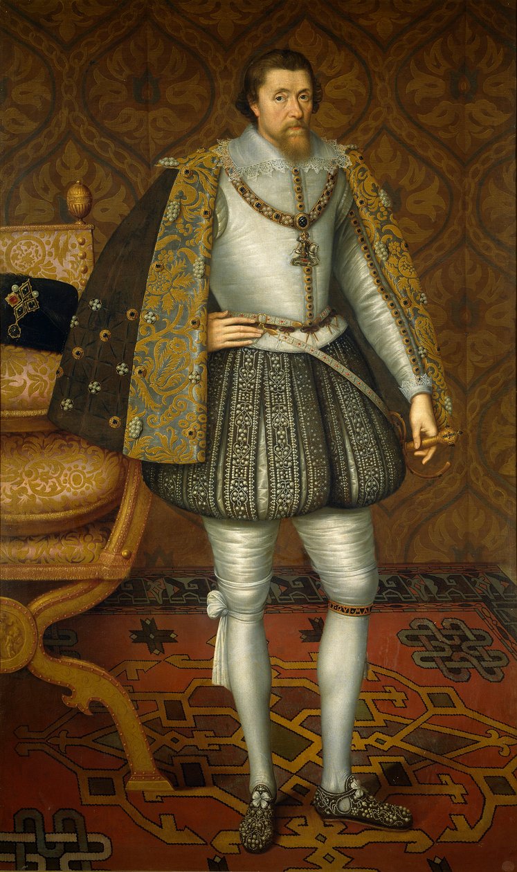 Porträt von König James I. von England von John de Critz