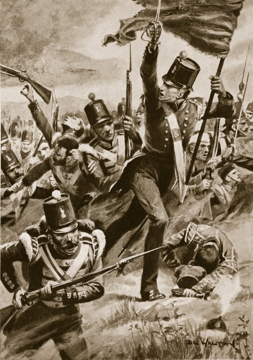 Der Vormarsch der Leichten Division bei der Alma, 29. September 1854 von John de Walton
