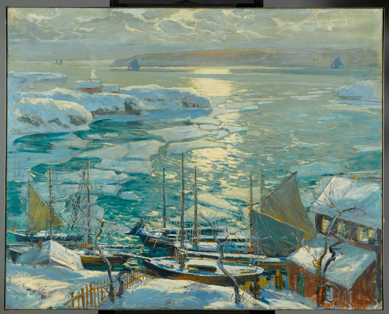 Die alten Schiffe kehren wieder nach Hause zurück, 1920 von Jonas Lie