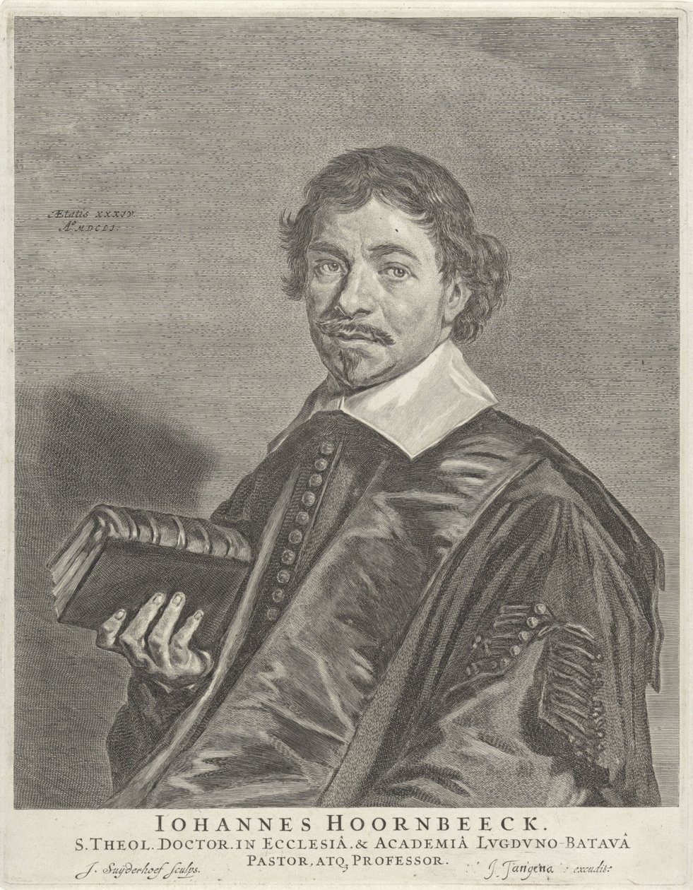 Porträt von Johannes Hoornbeeck von Jonas Suyderhoef
