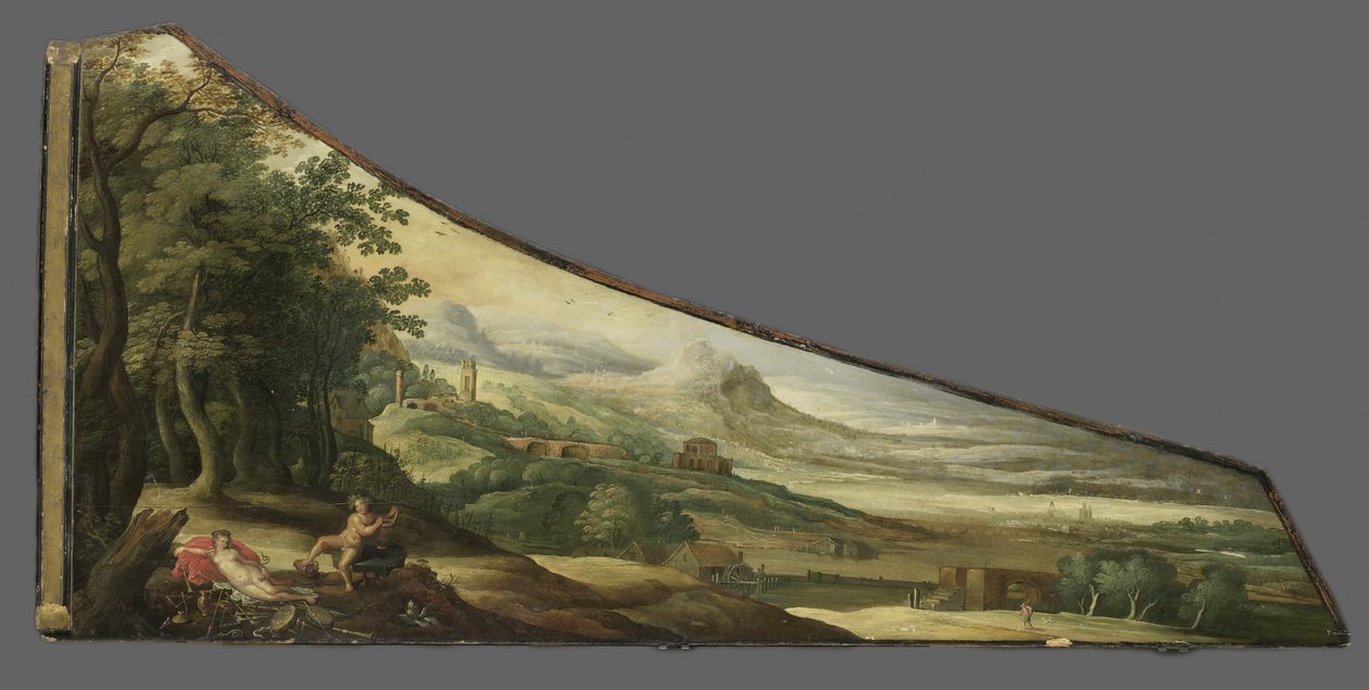 Malerei auf einem Cembalodeckel mit Bacchus und Cybele, um 1590 von Joos or Josse de The Younger Momper