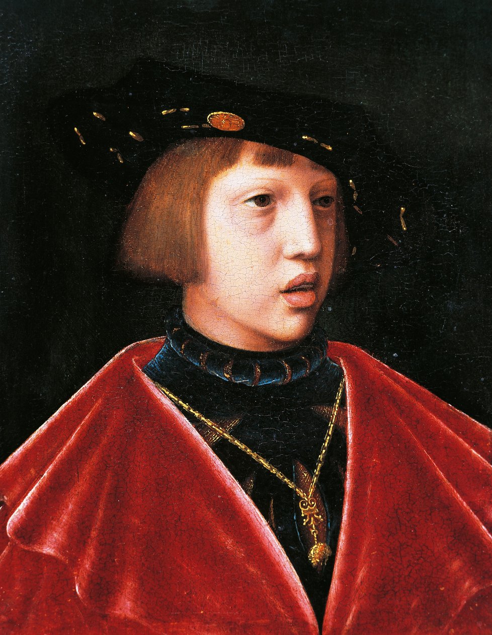 Porträt von Karl V. als Kind (Gent) von Joos van (attr. to) Cleve