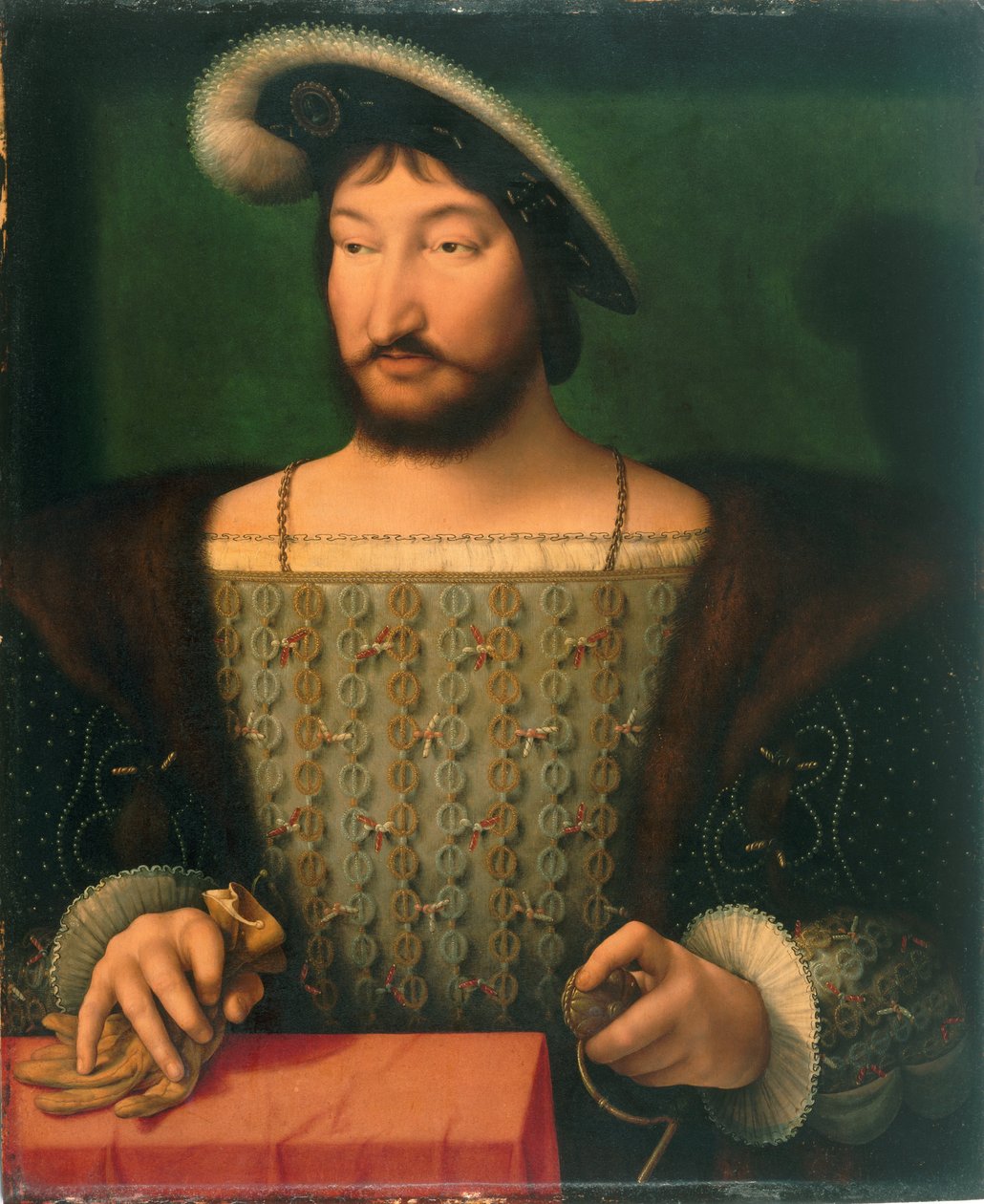Porträt von Franz I., König von Frankreich von Joos van Cleve