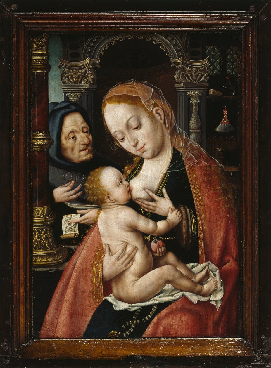 Die Heilige Familie, ca. 1523-1530 von Joos van Cleve Circle of .