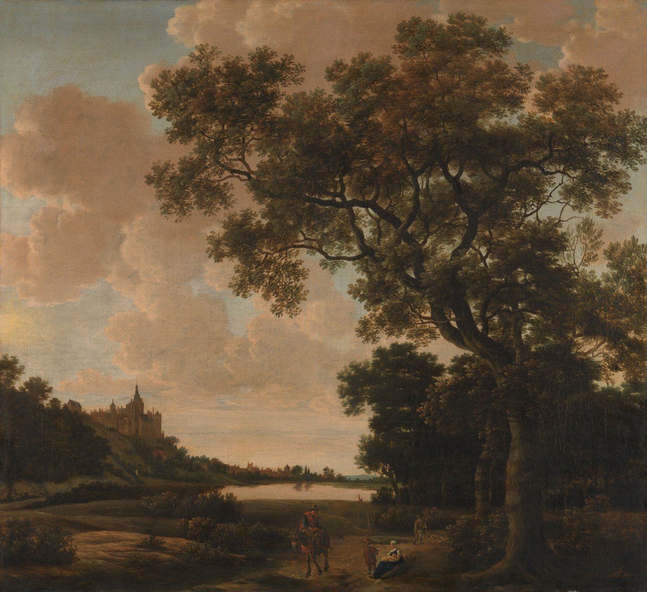 Landschaft mit der Schwanenburg, um 1650-1655 von Joris van der Haagen or Hagen