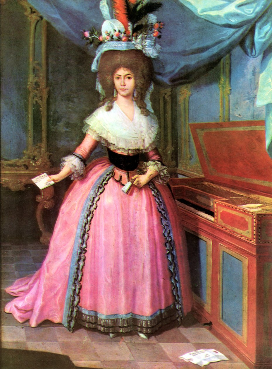 Doña Maria Dolores Martinez de Carvajal von José Campeche
