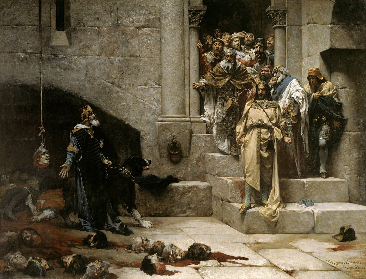 Die Glocke von Huesca oder Die Legende vom Mönchskönig von Jose Casado del Alisal