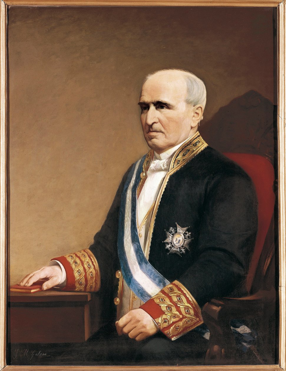 Porträt des Politikers Francisco Santa Cruz von José María Galván y Candela