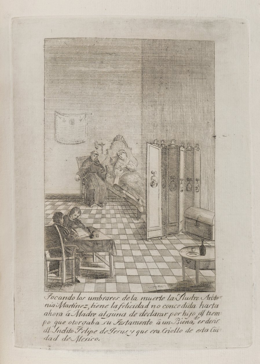 Leben des Heiligen Philipp von Jesus (Vida de San Felipe de Jesus) von José Montes de Oca