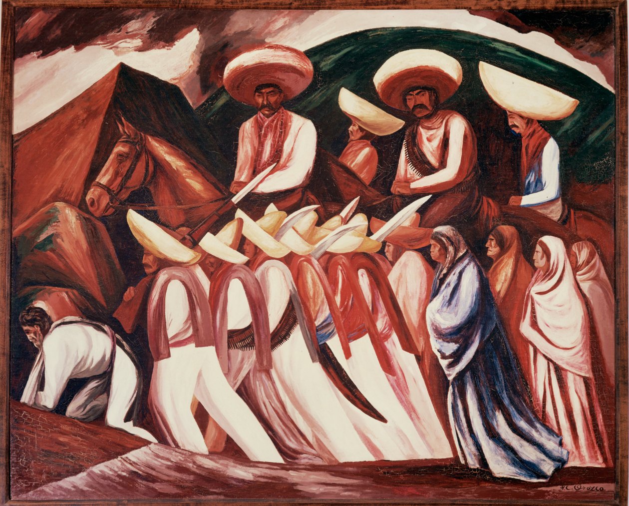 Zapatisten von Jose Clemente Orozco