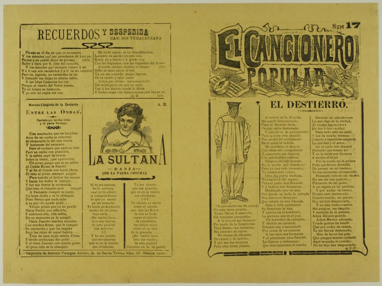 El cancionero popular, num. 17 von José Guadalupe Posada