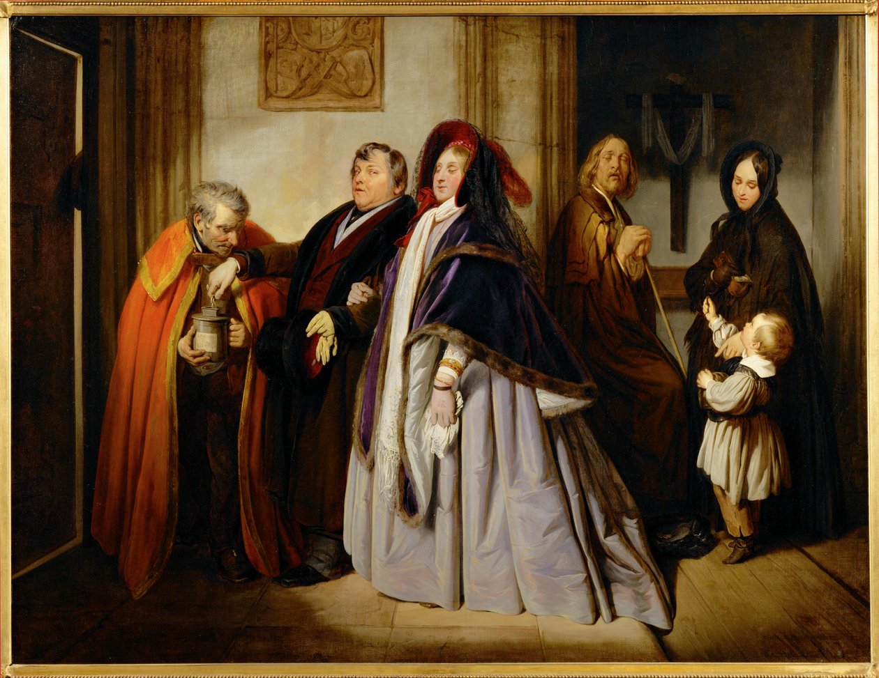 Der Groschen der Witwe von Josef Danhauser