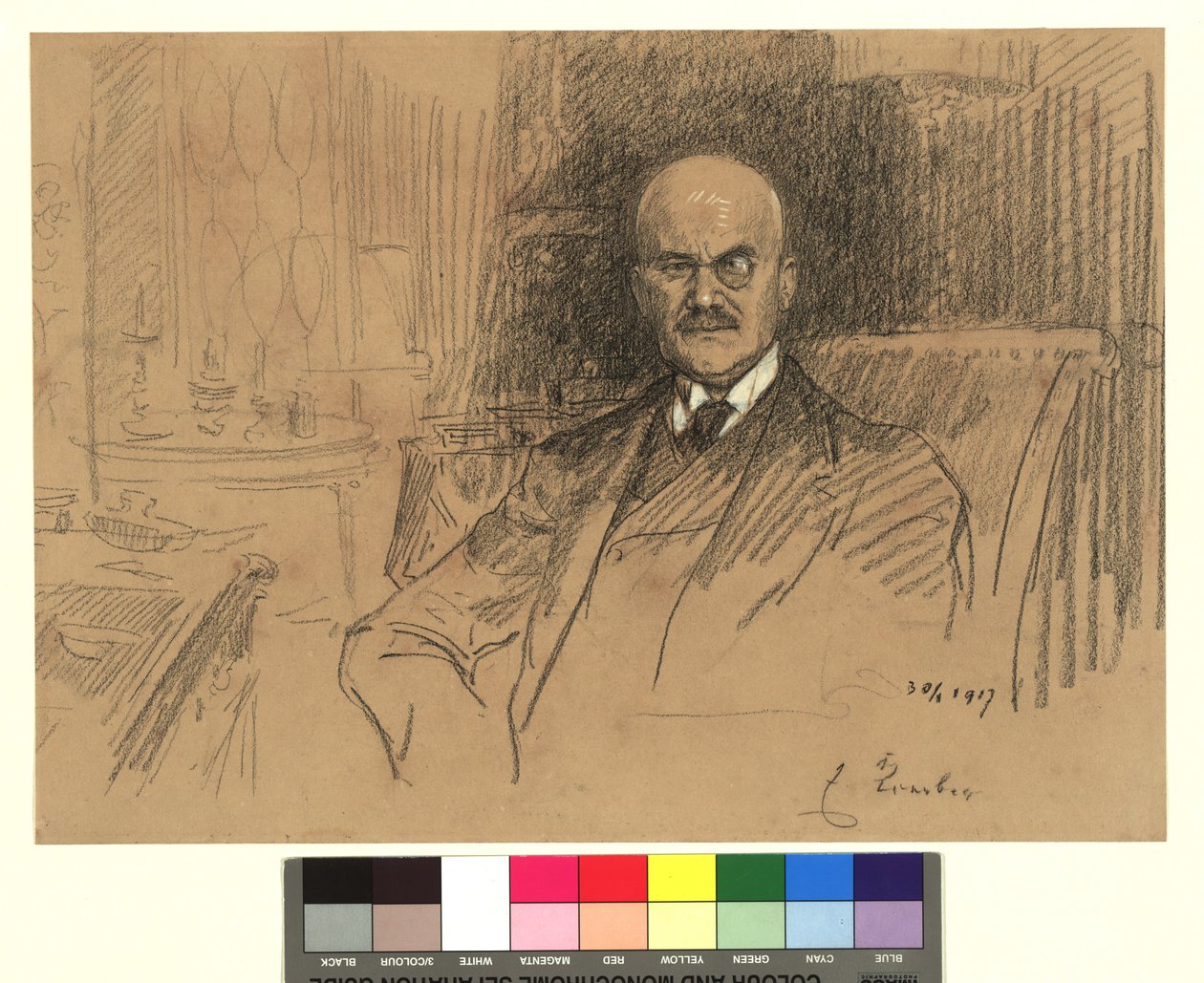 Porträt von Ernest von Koerber, Staatsmann von Josef Engelhart