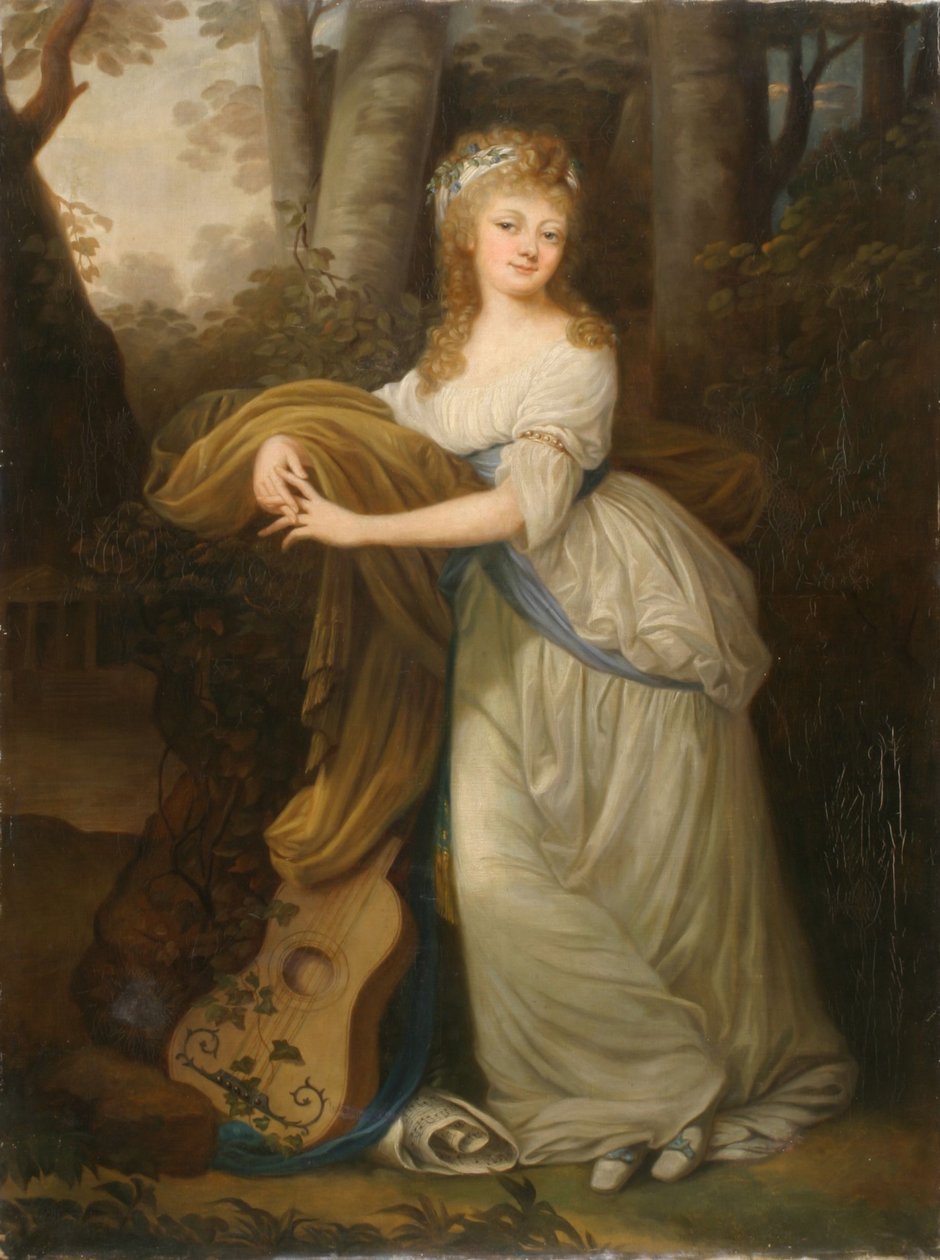 Porträt von Krystyna Magdalena Radziwiłłówna (1776-1796), Tochter von Michał Hieronim Radziwiłł von Josef Grassi