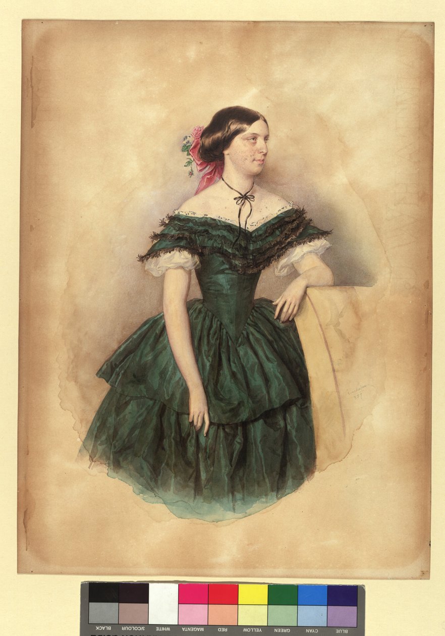 Violetta von Schmerling, verh. Bienerth von Josef Kriehuber