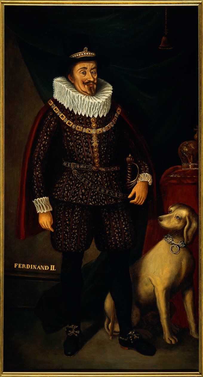 Porträt von Ferdinand II. von Österreich von Josef and Mayrhofer Friedrich Kiss