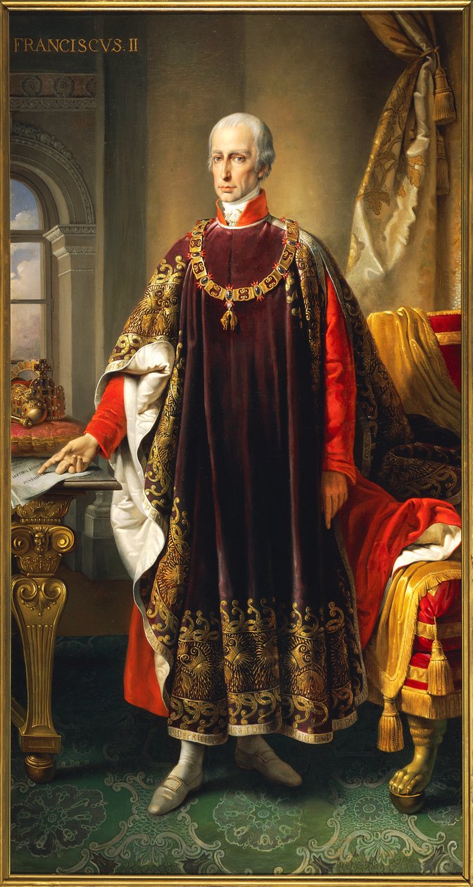 Porträt von Franz Joseph Karl von Habsburg-Lothringen von Josef and Mayrhofer Friedrich Kiss