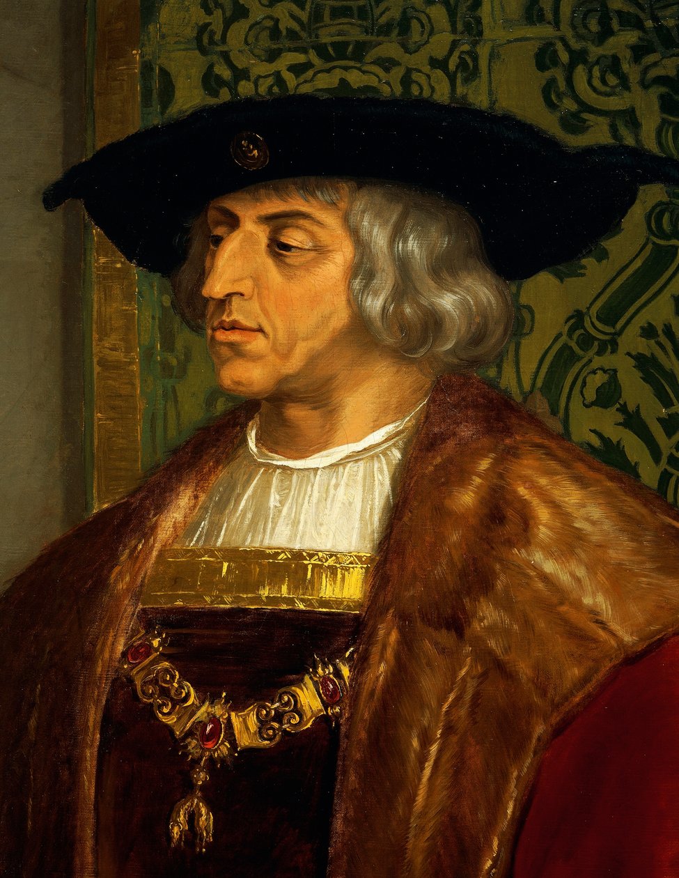 Porträt von Maximilian I. von Österreich von Josef and Mayrhofer Friedrich Kiss