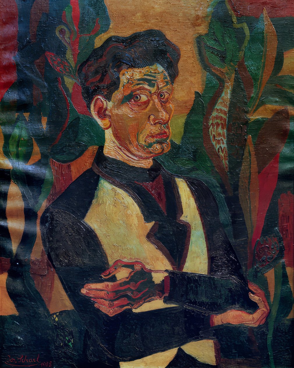 Selbstbildnis von Josef Scharl