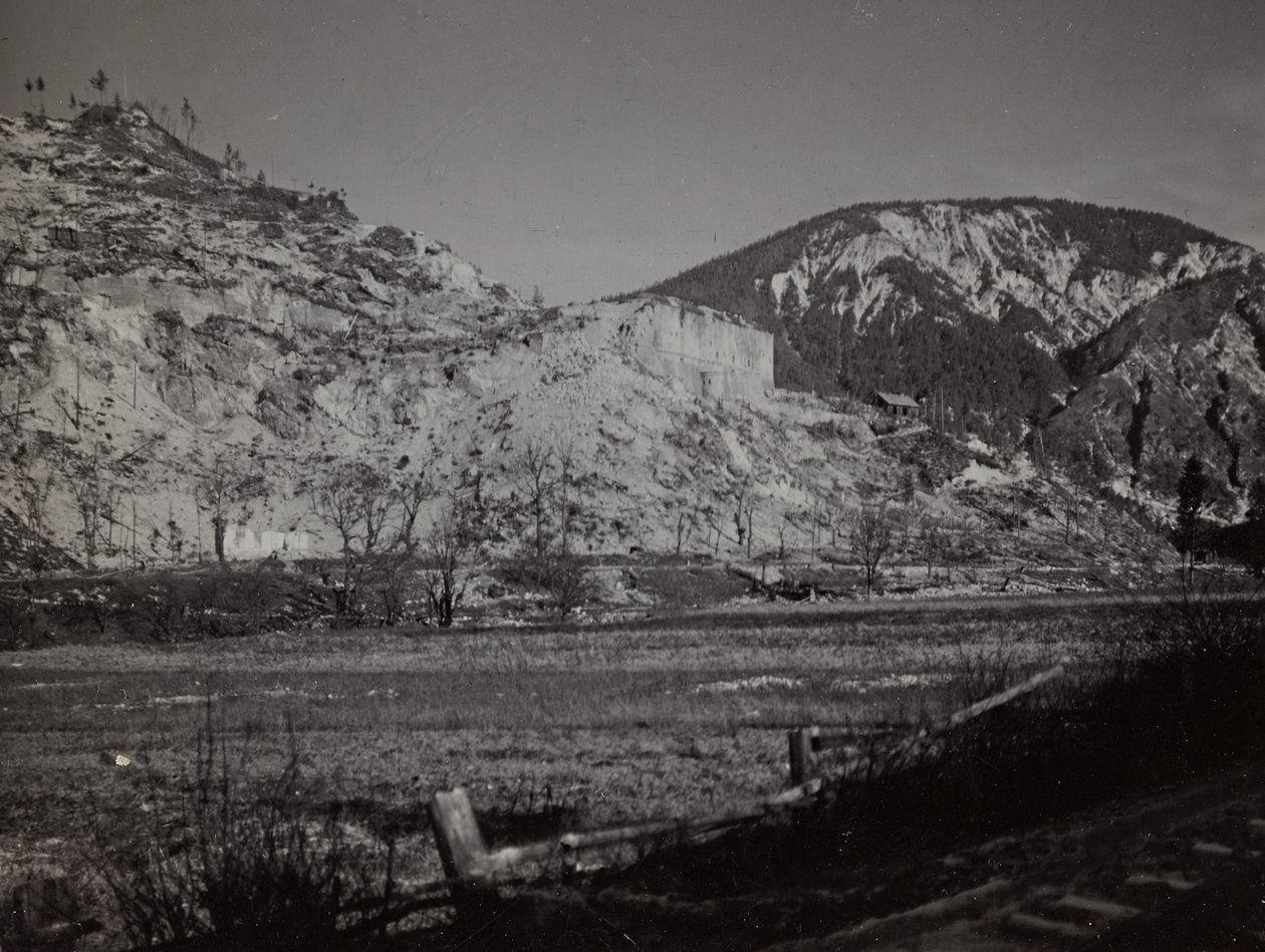 Album "Meine weltkriegs - Erinnerungen Südwestfront (Kärnten, Italien, Südtirol) 31/03/1915-12/11/1918 - Josef Zohles Wien": Fort Hensel von Josef Zohles