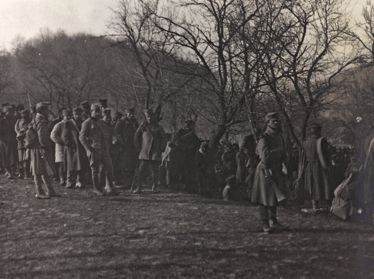 Album "Meine weltkriegs - Erinnerungen Südwestfront (Kärnten, Italien, Südtirol) 31/03/1915-12/11/1918 - Josef Zohles Wien": Gefangene von Josef Zohles