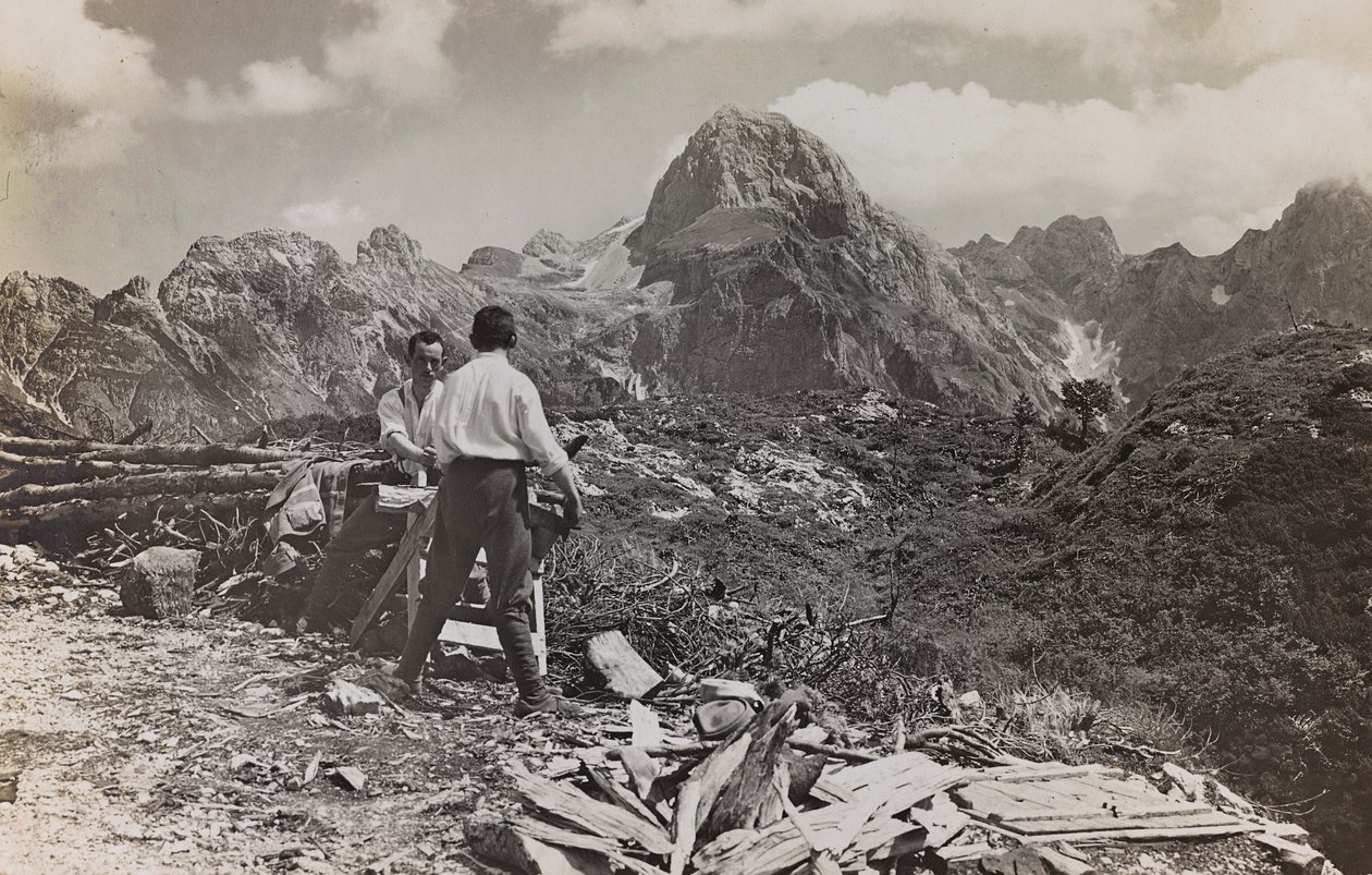 Album Meine Weltkriegs-Erinnerungen Südwestfront (Kärnten, Italien, Südtirol) 31.03.1915 von Josef Zohles